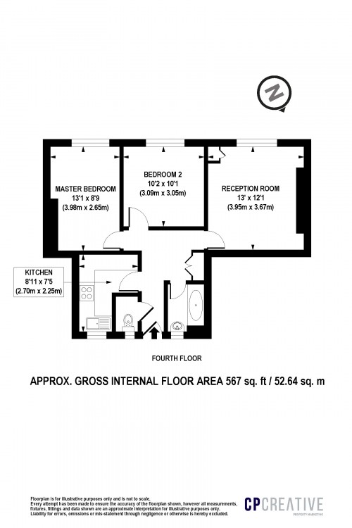 Floorplan for Elephant and Castle , SE17