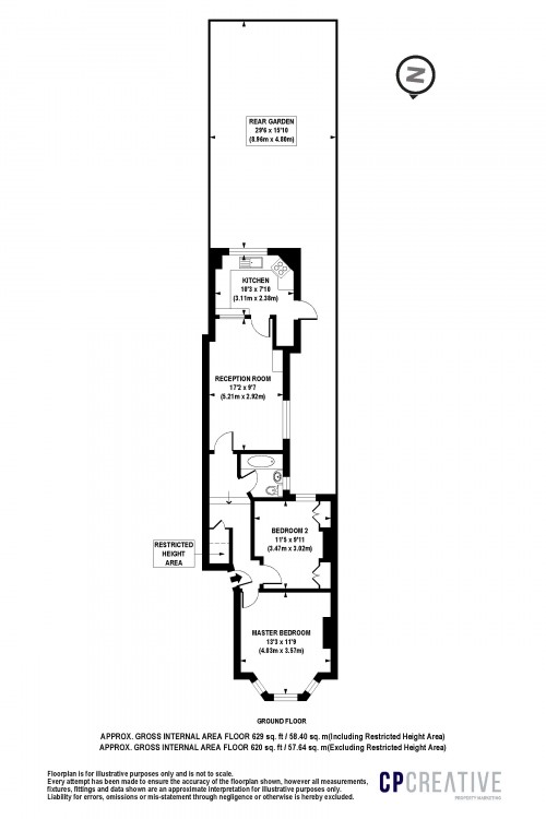 Floorplan for Vauxhall , SW8
